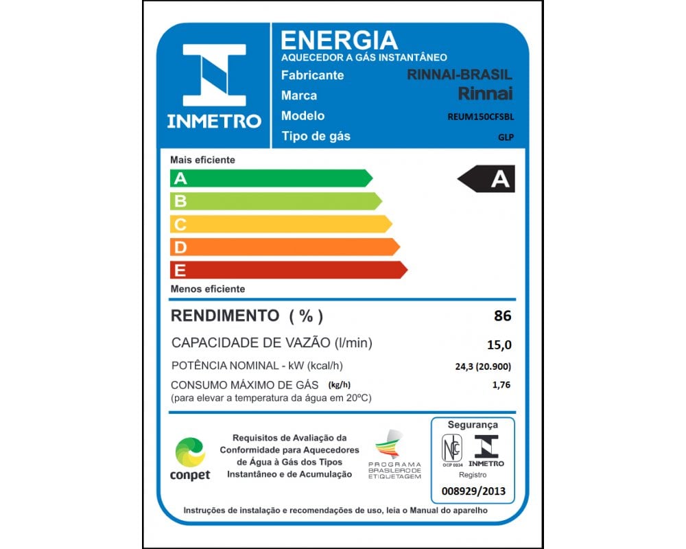 Aquecedor a Gás M15 S