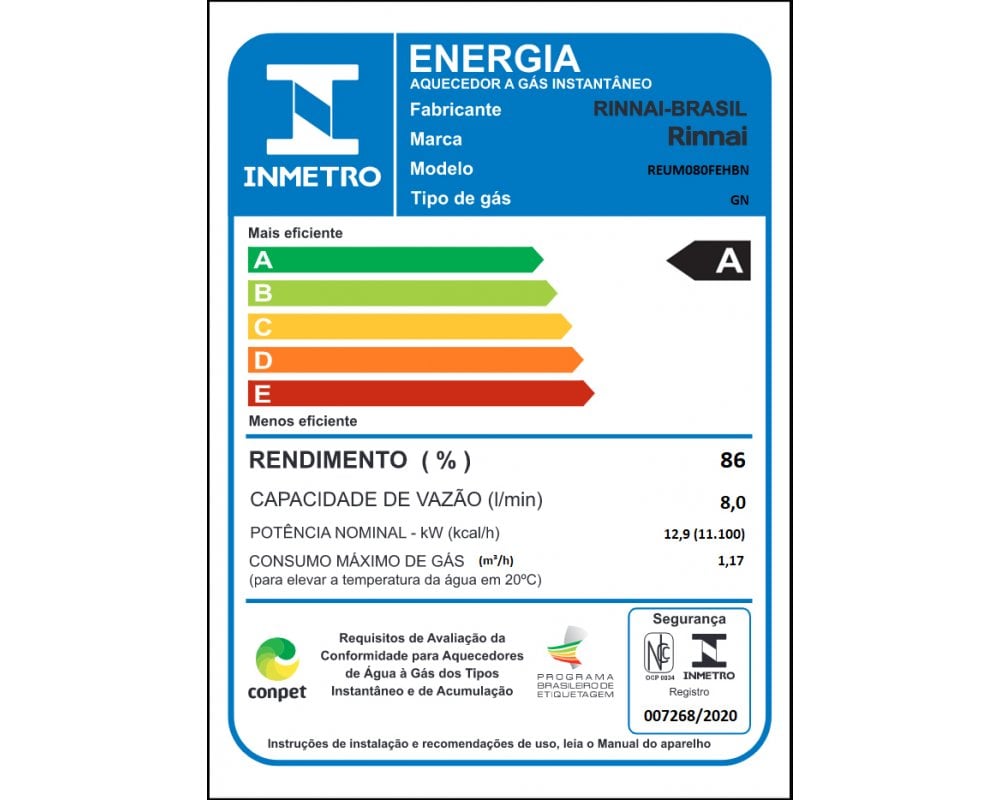 Aquecedor a Gás M08 FE